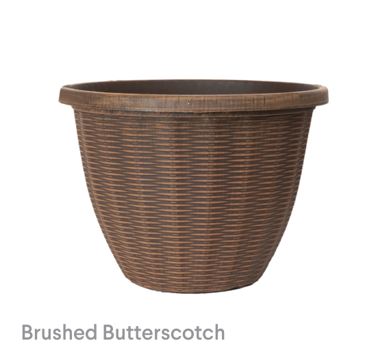 image of Madison Brushed Butterscotch Planters